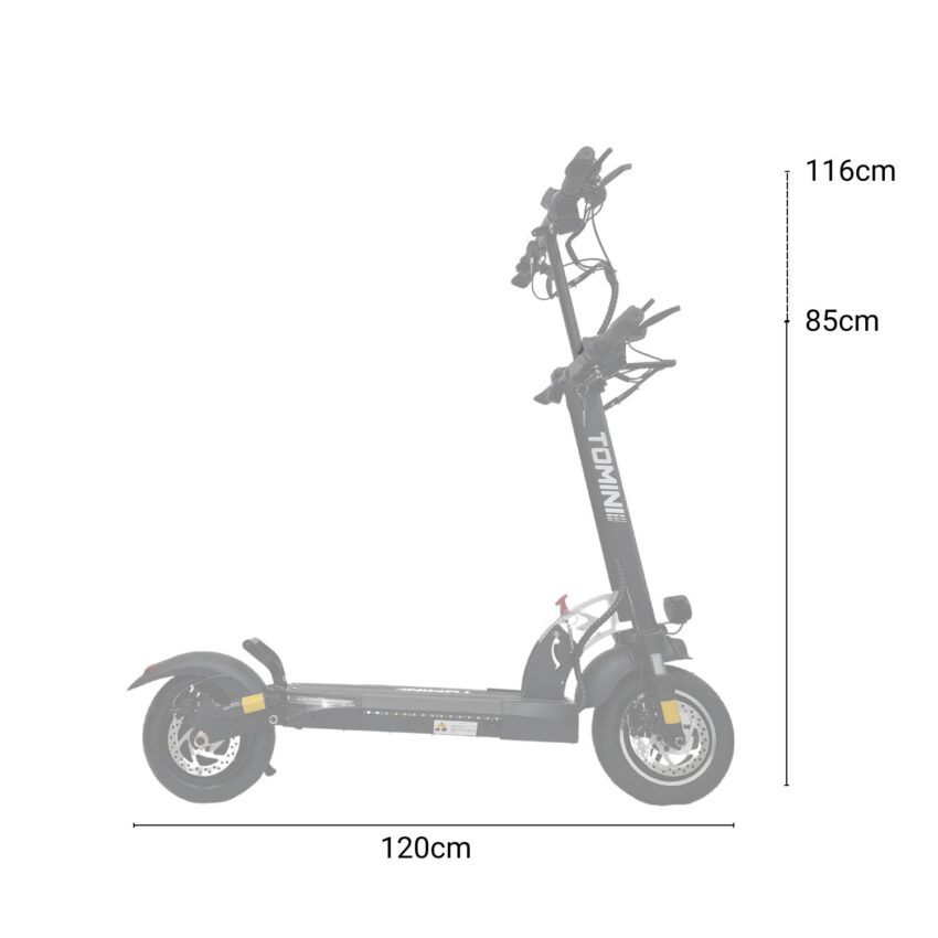 Hulajnoga elektryczna TOMINI H06 PRO 60km 800W - obrazek 10