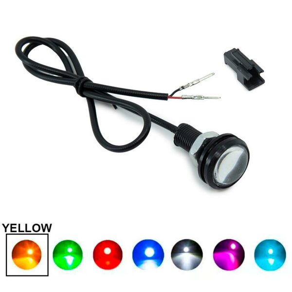 12V Yellow Eagle Eye - 1 Sztuki