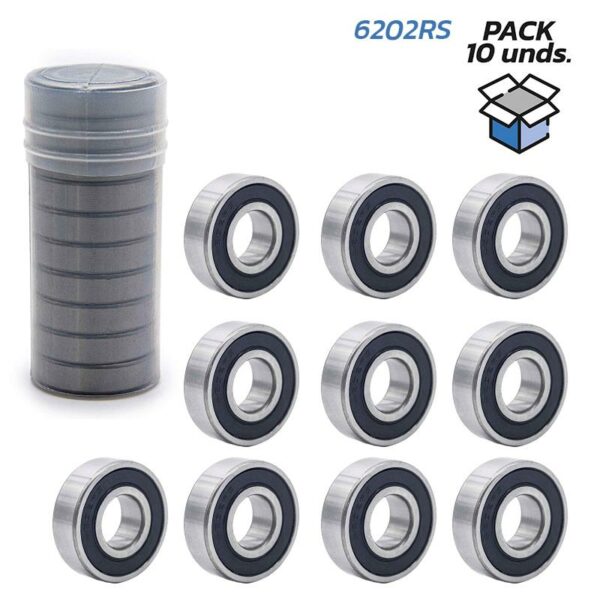 Lozysko kulkowe 6202RS - 10 szt