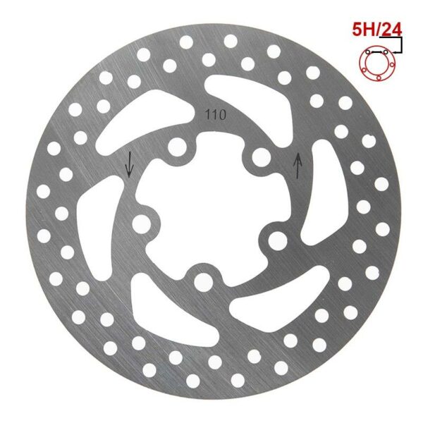 Tarcza Hamulcowa Dv5-2 110 mm 5H Srebro Dla Xiaomi Essential I 1S Nowy Model