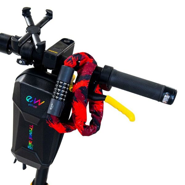 Zamek szyfrowy EWLK022 z oslona z czerwonego materialu