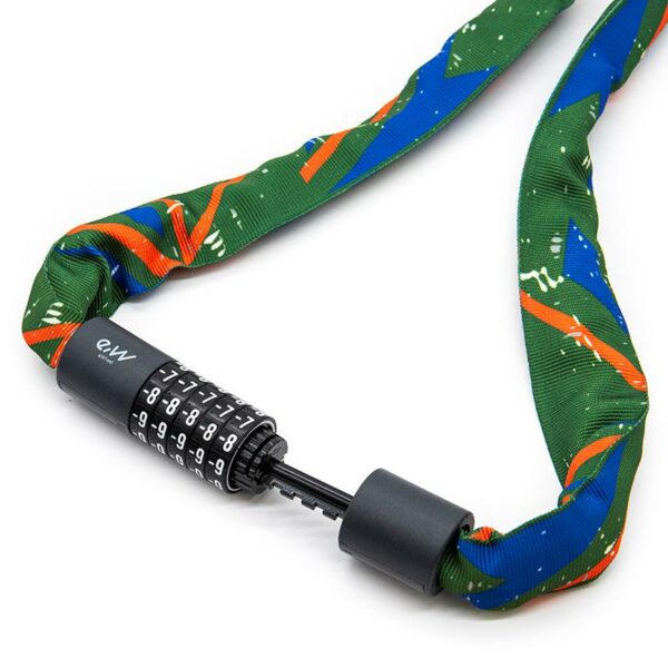 Zamek szyfrowy EWLK022 z oslona z wielokolorowego materialu