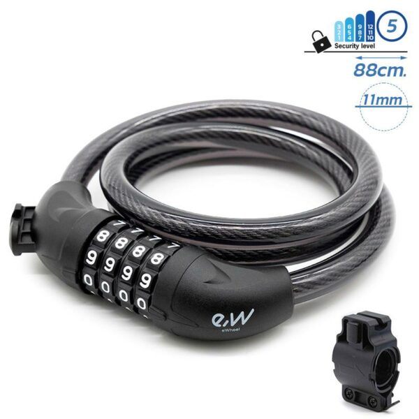 Zamek szyfrowy EWLK024 czarny