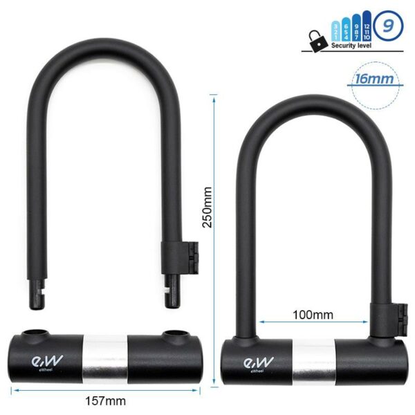 U-lock na klucz EWLK021 czarny