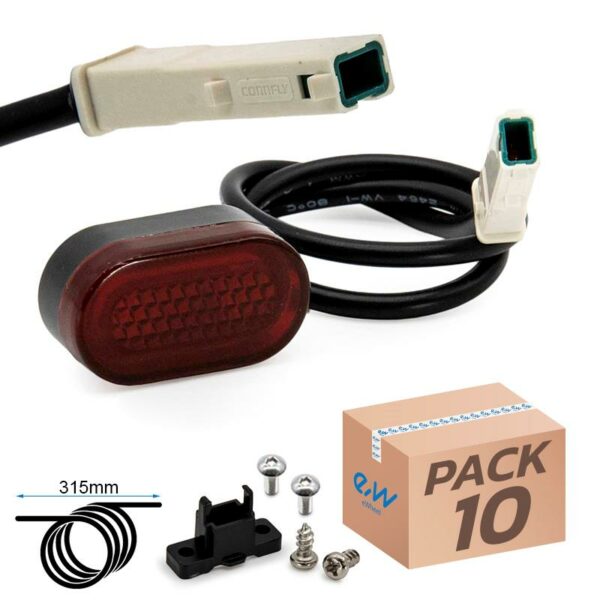 Tylne swiatlo blotnika 5-12V do Xiaomi M365 i Pro - 10 szt.