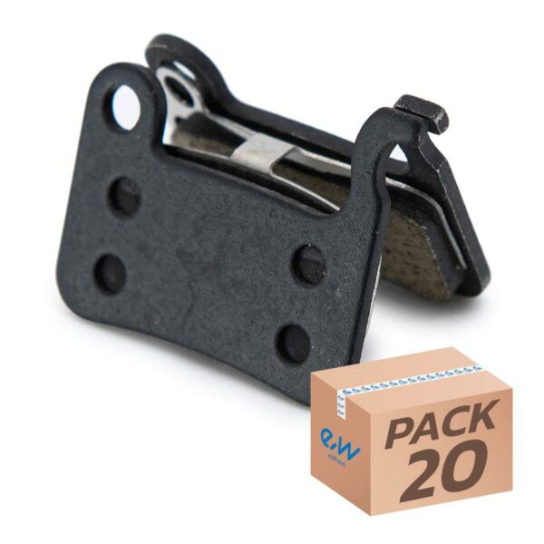 Klocki hamulcowe RS001-R zywiczne prostokatne do zacisku xtech - 20 szt.