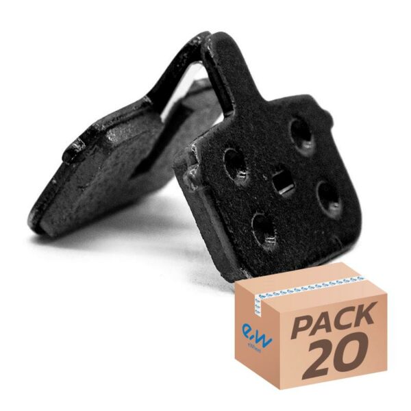 Klocki hamulcowe RT001-R zywiczne prostokatne z pinem - 20 szt.