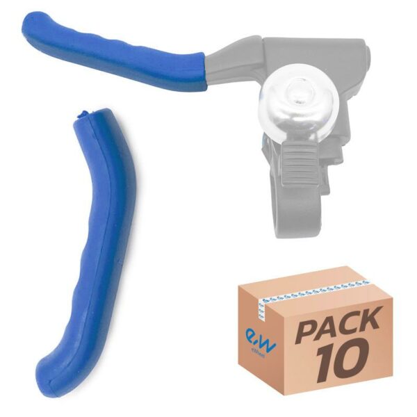 Nakladka silikonowa na klamke hamulca niebieska - 10 szt.