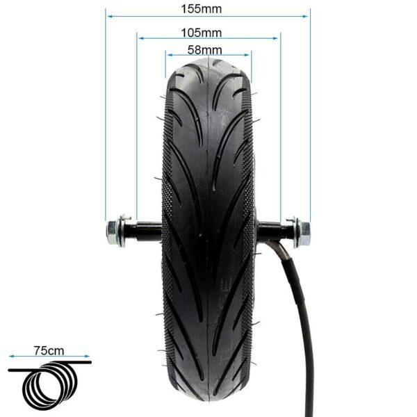 Silnik 36V 350W 6,5/B50 Ninebot F2 E [Ninebot]