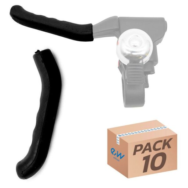 Silikonowa oslona na dzwignie hamulca czarna - 10 szt.