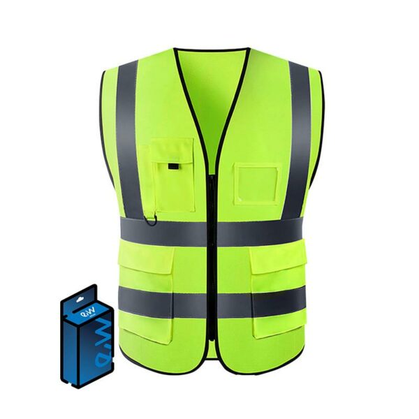 Kamizelka Odblaskowa z Kieszeniami