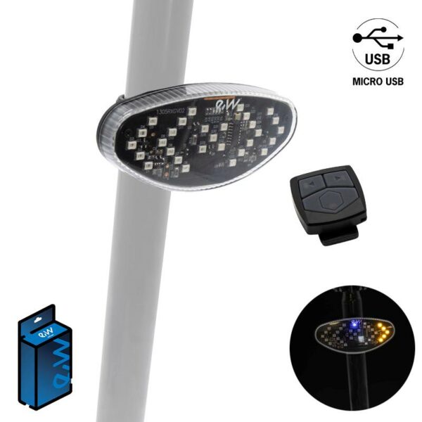 Lampa tylna ladowana z bluetooth EWI001