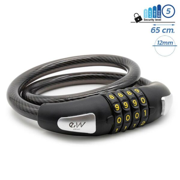 Zamek szyfrowy EWLK012 czarny