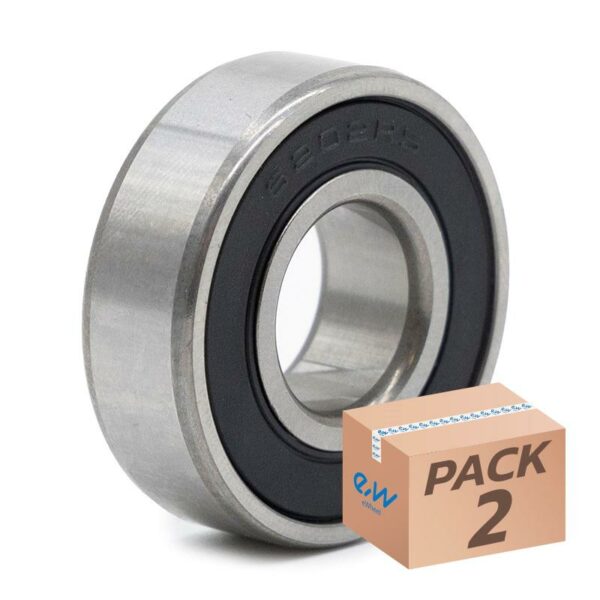 Lozysko kulkowe 6202RS - 2 szt