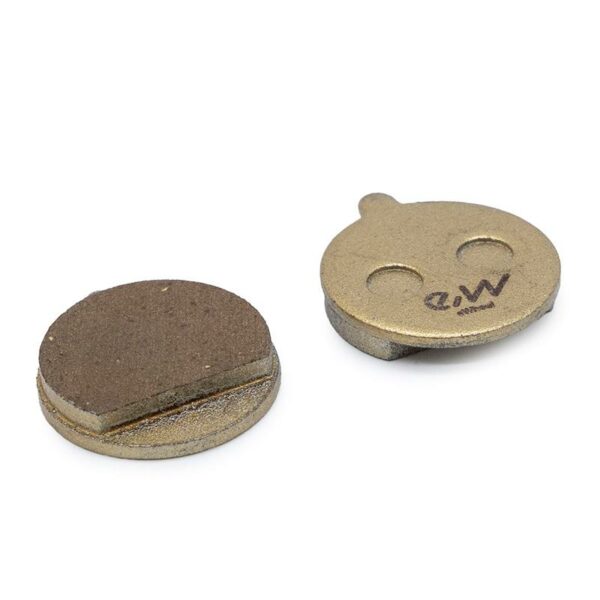 Klocki hamulcowe CT005-M z miedzi, okragle z bolcem - 2 komplety