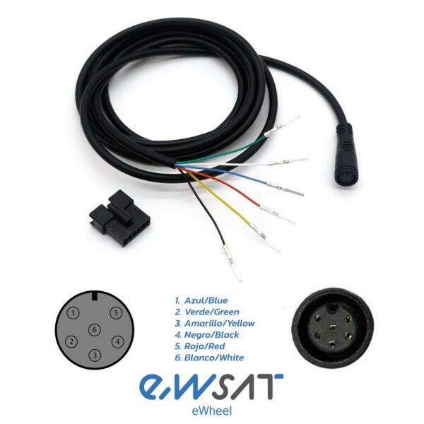 Kabel wyswietlacza/kontrolera wodoodporny 8mm do SM - 1/1 1,45M