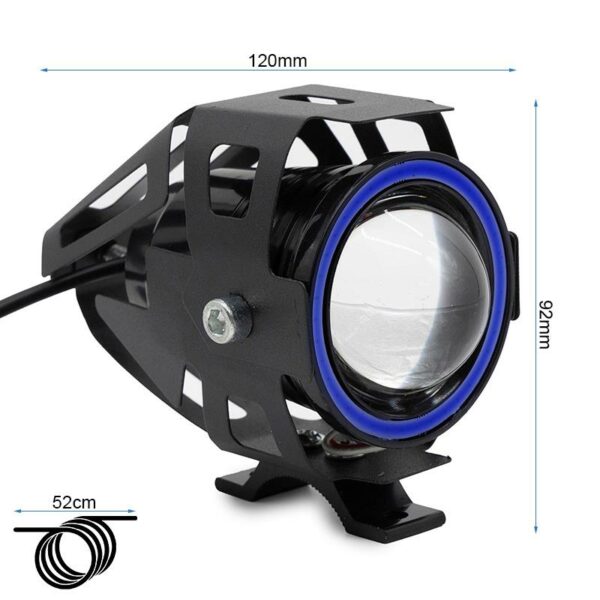 Reflektor ledowy U7 12-60V niebieski