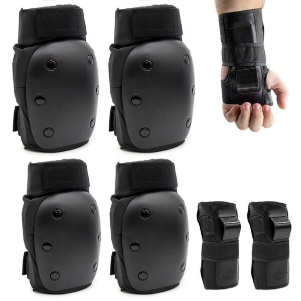 Zestaw ochronny na stawy L - Nakolanniki, Ochraniacze na lokcie i Nadgarstki