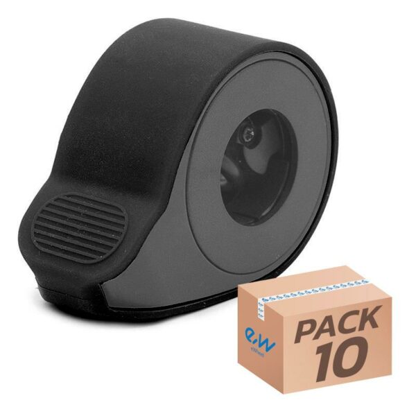 Czarna silikonowa listwa na pedal gazu - 10 sztuk