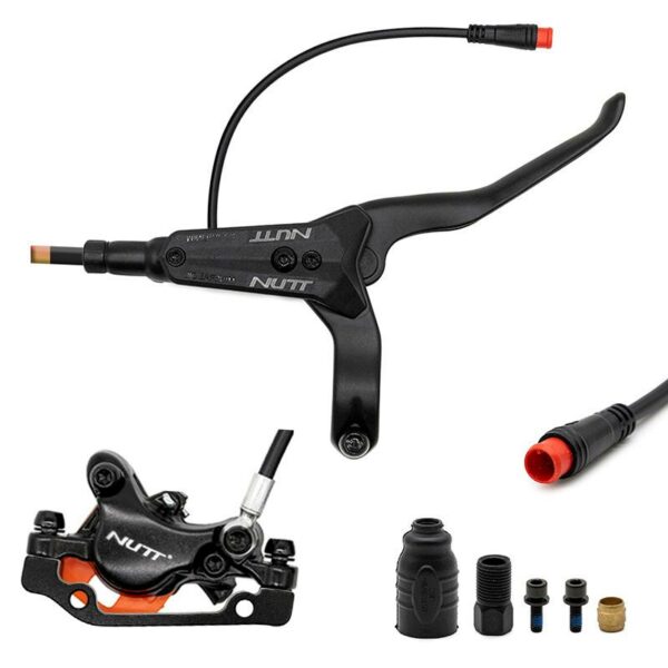 Zestaw 2 Czarny hamulec hydrauliczny A5-D Przedni [Nutt]