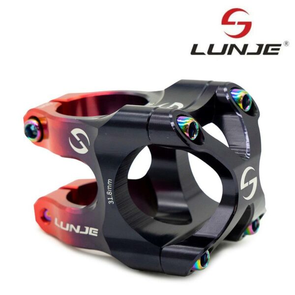 Mostek do kierownicy 31 8mm EWPM-002 czarny-niebieski