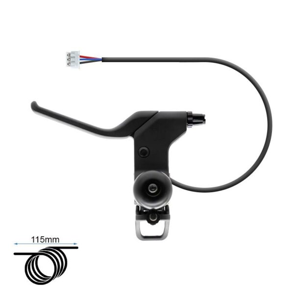 Dzwignia hamulca L z dzwonkiem Ninebot E2/E2 Plus [Ninebot] - Zlaczka JST ZH