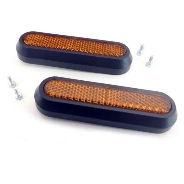 Czarny Odblask z Zoltym Reflektorem Dla Xiaomi - 2 Sztuki