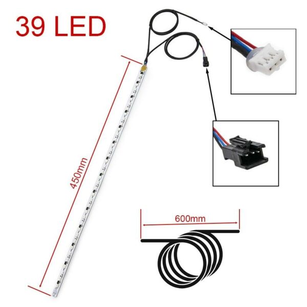 Programowalna taSma LED RGB 12V [Minimotors] - 0,45M