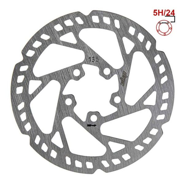 Tarcza Hamulcowa 135 mm 5H Srebrny
