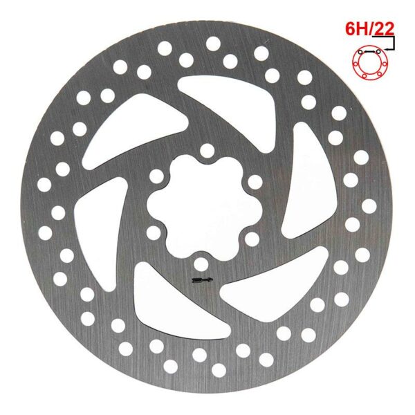 Tarcza Hamulcowa 145 mm 6H Srebrny