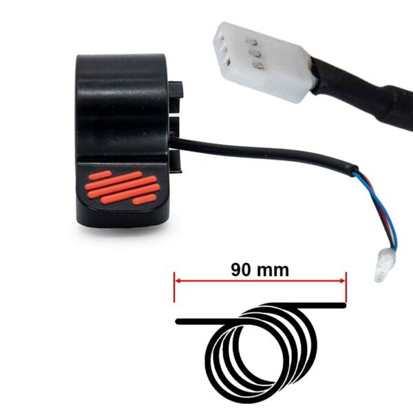 Elektryczny Hamulec/Manetka gazu L Dla Serii Ninebot Es y E - Czerwony