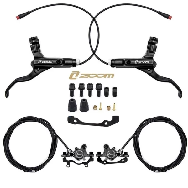 Czarny zestaw hamulca hydraulicznego CR-3 Przod P tyl L [Zoom]