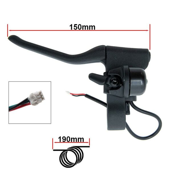 Dzwignia z czujnikiem Halla i dzwonkiem L do Xiaomi M365 / PRO / PRO2 / 1S / Mi3